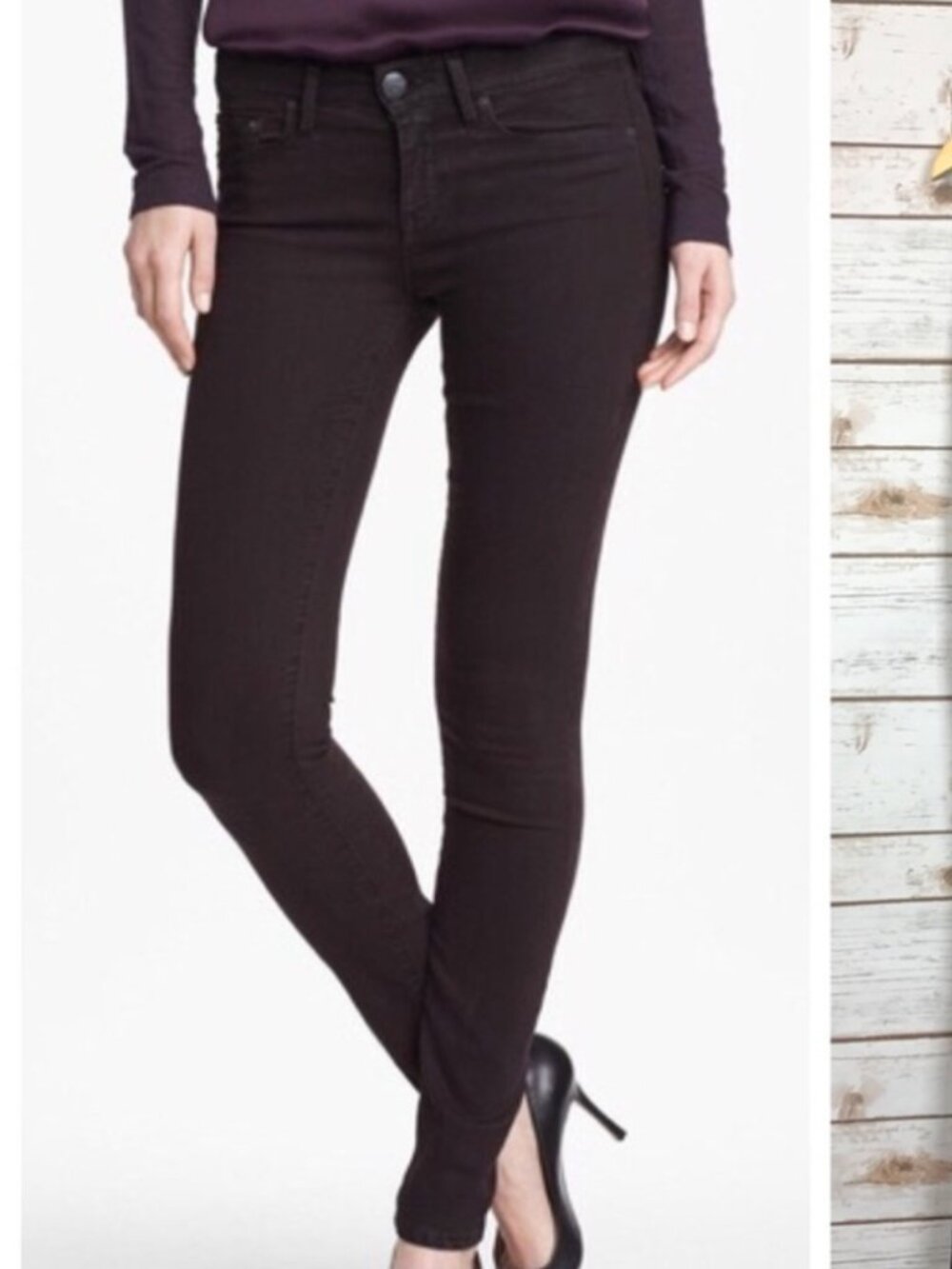 VINCE | Women's | Dylan Skinny-Fit Jeans | "Mulberry" | Size 30